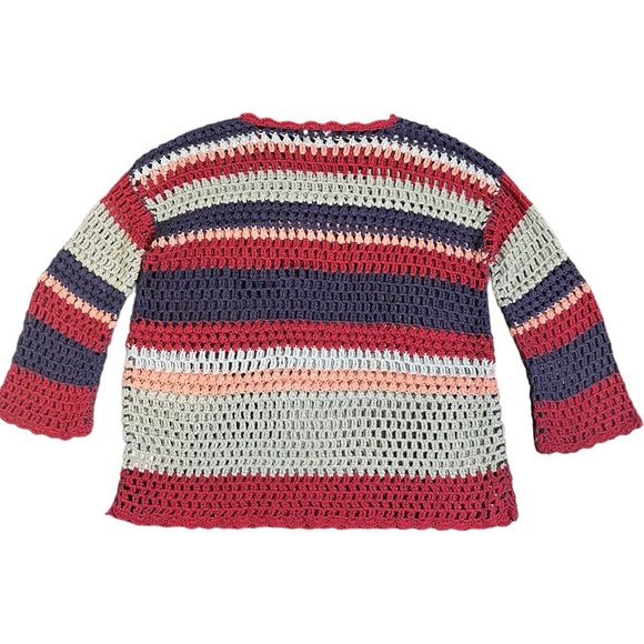 Show Me Your Mumu Stripe Knit Paula Pullover Color Block Size Small - Picture 3 of 6